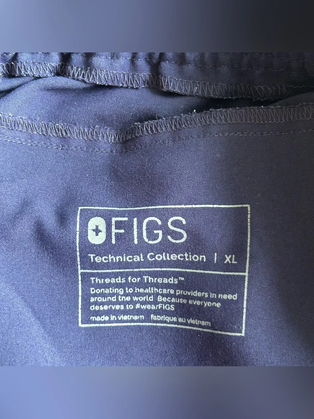 Figs Tansen Jogger Mens XL(36x30)Navy Blue Medical Utility Technical Scrub Pants